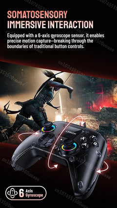 Lenovo LEGION Y7 Wireless Gaming Controller - 1.44" Screen 3-Mode Gamepad
