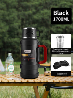 Large Stainless Steel Thermos 2.5L - Vacuum Insulated Travel Jug