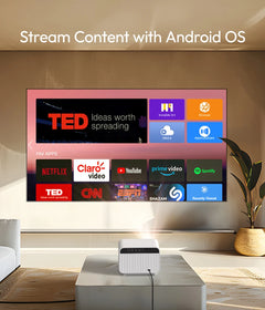 BYINTEK U12 4K Projector - 800 ANSI WiFi 6 Auto Focus Home Theater