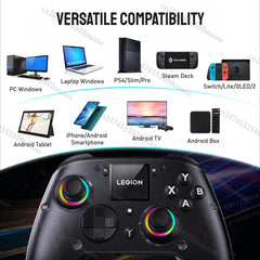 Lenovo LEGION Y7 1.44" Smart Screen Wireless Controller 3 Modes Mechanical ABXY Gamepad for PS4 Switch/2/OLED IOS Android PC TV