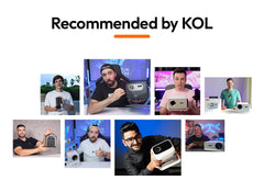 BYINTEK U12 4K Projector - 800 ANSI WiFi 6 Auto Focus Home Theater