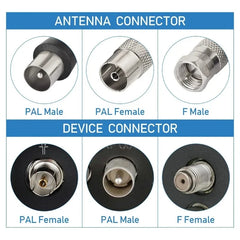 Household Dab Fm Radio Antenna Stereo Receiver High Gain 75 Ohm Indoor Radio Antenna