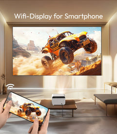 BYINTEK U12 4K Projector - 800 ANSI WiFi 6 Auto Focus Home Theater