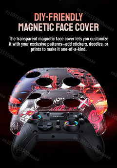 Lenovo LEGION Y7 Wireless Gaming Controller - 1.44" Screen 3-Mode Gamepad