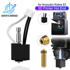 3D Printer Parts for Anycubic Kobra S1 Combo Hotend Kobra S1C Hot End Kit Nozzle 0.2 0.4 0.6 0.8mm Hotend Thermistor Kobra S1