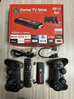 TV Game Stick X2 - 10,000+ Retro Games 64GB 8K Wireless Console