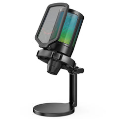 FIFINE A6NEO USB Gaming Microphone - RGB Streaming Podcast Mic for PC/PS5