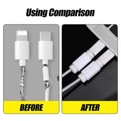 Universal Charger Cable Protector for IPhone IOS/Type C/Micro USB/Android Cable Winder Anti-Breaking Wire Protective Sleeve