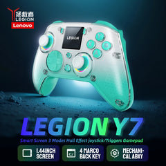 Lenovo LEGION Y7 Wireless Gaming Controller - 1.44" Screen 3-Mode Gamepad