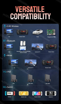 Lenovo LEGION Y7 Wireless Gaming Controller - 1.44" Screen 3-Mode Gamepad