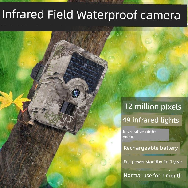 Outdoor Security Camera - HD Night Vision for Farm, Orchard & Wildlife